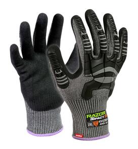 ESKO E483HC Razor Impact 3 Gloves Grey Size 11/2XLarge