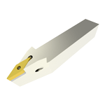 MITSUBISHI Turning, Tool Holder PVVNN2525M16 25.0mm Pin Lock Type Tool Holder (Neutral)