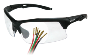 ARMOUR Safety Glasses, 1.0 Magnification, Clear Lens (SOVIR)