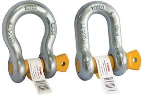 TOHO Bow Shackle Galv 10mm - 1.0T Grade-S (GSSB10-1.0T)