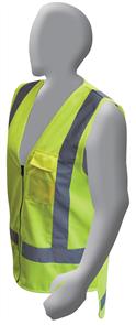 ARMOUR HI VIS Fluro Yellow Day/Night Vest (Medium)