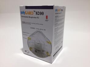 polyGARD 8200 P2 Face Mask Non-Valved Box 20 (N95)