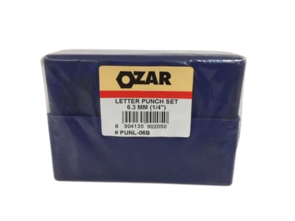 OZAR Letter Punch Set -  6.3mm (1/4") 27pcs A-Z