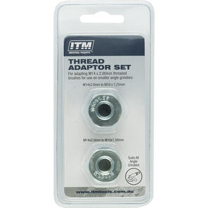 ITM Thread Adaptor 2pc Set (M10-1.25 to M14-2.0/M10x1.50 to M14-2.0)