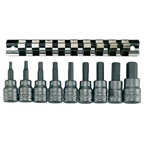 TENG Socket Hex Bit Set 3/8" Drive 9pce M3812
