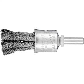 PFERD Shank Mounted End Brush, Knotted PBG 1919/6 Steel 0,35