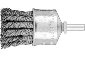 PFERD Shank Mounted End Brush, Knotted PBG 3030/6 Steel 0,50