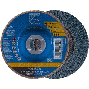 PFERD Polifan Flap Disc PFF 100mm Z 60 PSF