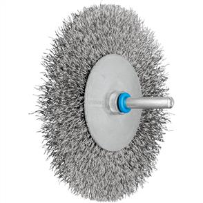 PFERD Shank Mounted Wheel Brush, Crimped RBU 10010/6 Inox 0,30