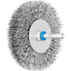 PFERD Shank Mounted Wheel Brush, Crimped RBU  8015/6 Inox 0,30