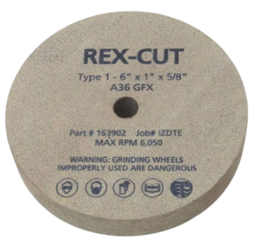 REXCUT Large Diameter Wheel 6 x 1 x 5/8" A36GFX