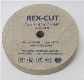 REXCUT Large Diameter Wheel 6 x 1 x 5/8" A36GFX
