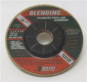 REXCUT D/C Grinding Disc T27 115x6.0x22mm A24 GFX
