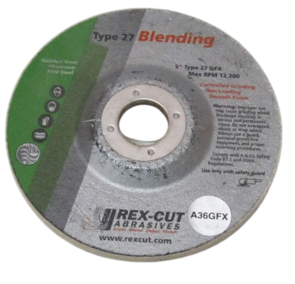 REXCUT D/C Grinding Disc T27 125x4.8x22mm A36 GFX