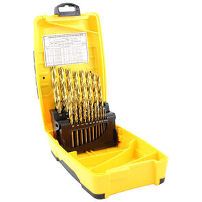 ALPHA Drill Set (DSSM19PB) TuffBox Gold Series Metric 1.0 - 10.0mm 19 piece