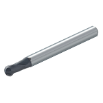 MITSUBISHI End Mills MP2MBR0500 10.0mm MS Plus, 2 Flute, Medium, Ball Nose R' 5mm