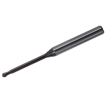 MITSUBISHI End Mills VF2XLBSR0020N020 0.4mm Impact Miracle, 2 Flute, Short, Ball Nose R' 0.2mm