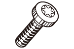 MITSUBISHI Spare Parts AJS3010T10 Screw