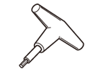MITSUBISHI Spare Parts TIP15T TORX 'T' Key #15