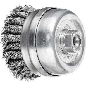 PFERD Threaded Cup Brush, Knotted TBGR 80/M14 Steel 0,50
