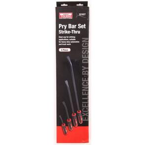 TOLEDO 321027 Strike Thru Pry Bar Set 4pc