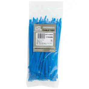 ISL Cable Tie 200 x 4.8mm Blue CT20048BL [100]
