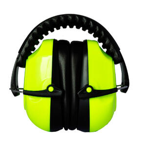 WORKFORCE Earmuff, Fluoro Green, Class-5 Max33HV