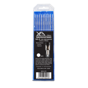 Tig TUNGSTEN Zirconiated 2.4 x 1.75mm (White Tip)