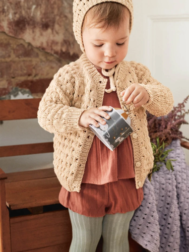 Sandhurst Knitting Pattern Sandnes Garn Knitting Pattern - Butterfly Cardigan and Bonnet | The ...