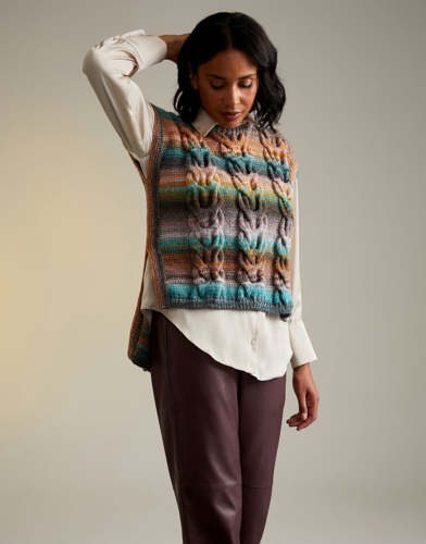 Sirdar Knitting Pattern - Jewelspun #10717 Staghorn Fern Tabard | The ...
