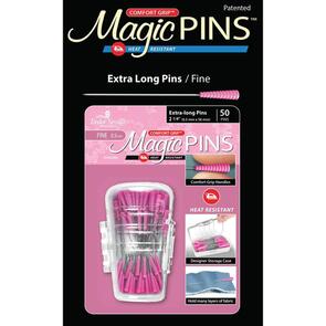 Taylor Seville Magic Pins - Extra Long Fine Pink 50/Pkg