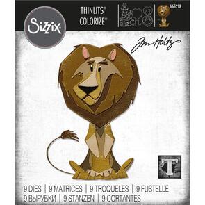 Sizzix Tim Holtz Thinlits Die Set 9PK - Harrison, Colorize by