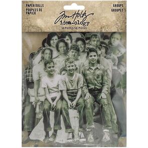 Idea-Ology Tim Holtz Paper Dolls Die-Cuts 50/Pkg - Groups