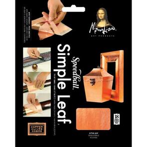 Speedball Mona Lisa Simple Leaf Metal Sheets 5.5"X5.5" 18/Pk