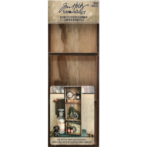 Idea-Ology Vignette Divided Drawer 3.5"X10"