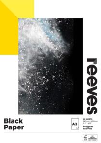 Reeves Black Pad 140gsm 20pk