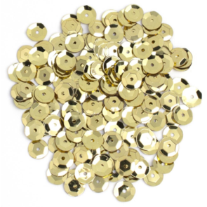 Cousin DIY Cupped Sequins - Gold, 8mm 200/Pkg