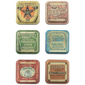Idea-Ology Tim Holtz Tin Tops 6/Pkg