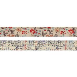 Idea-Ology Tim Holtz Linen Tape 1"X3yd 2/Pkg