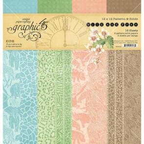 Graphic 45 Double-Sided Paper Pad 12"X12" 16/Pkg-Wild & Free
