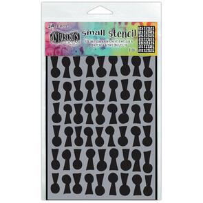 Ranger Ink Dylusions Stencils 5"X8" - Lock 'n' Roll