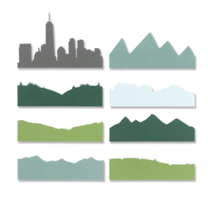 Sizzix Thinlits Dies By Josh Griffiths 8/Pkg - Skyline Silhouettes