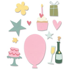 Sizzix Thinlits Dies By Debi Potter 21/Pkg - Fabulous Everyday Shapes