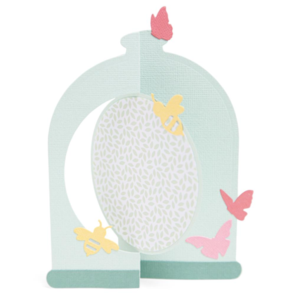 Sizzix Thinlits Dies By Jen Long 9/Pkg - Card, Bell Jar