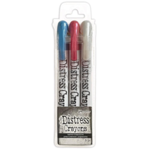 Ranger Ink Tim Holtz Distress Crayon Pearl Set - Holiday Set #5