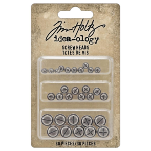 Idea-Ology Tim Holtz Idea-ology Screw Heads - 30 Pieces