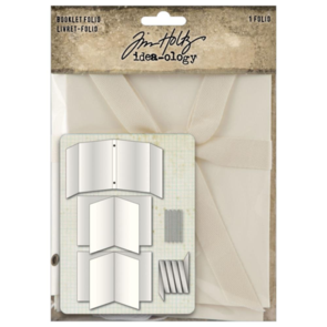 Idea-Ology Tim Holtz Booklet Folio 3.9"X5.4"