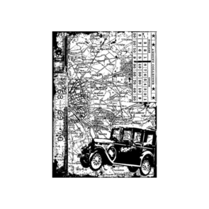 Stampers Anonymous Tim Holtz Cling Stamp 2.5"X3.5" - Car