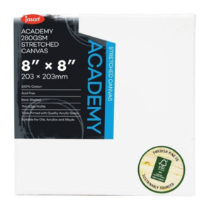 Jasart Academy Canvas 280gsm - Thin Edge 3/4"