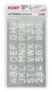 Kent Lettering Stencils